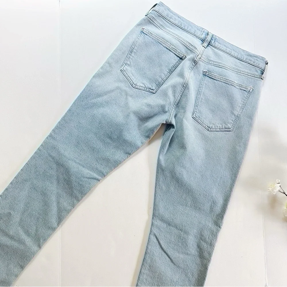 NEW Agolde Lyle Rift Jeans Blue Straight Designer High Rise
